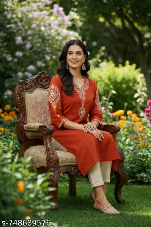 SENSATIONAL EMBROIDERED KURTI