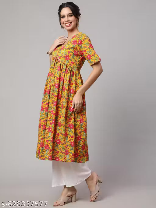 Sak Jaipur Printed Kurta for WomenS
