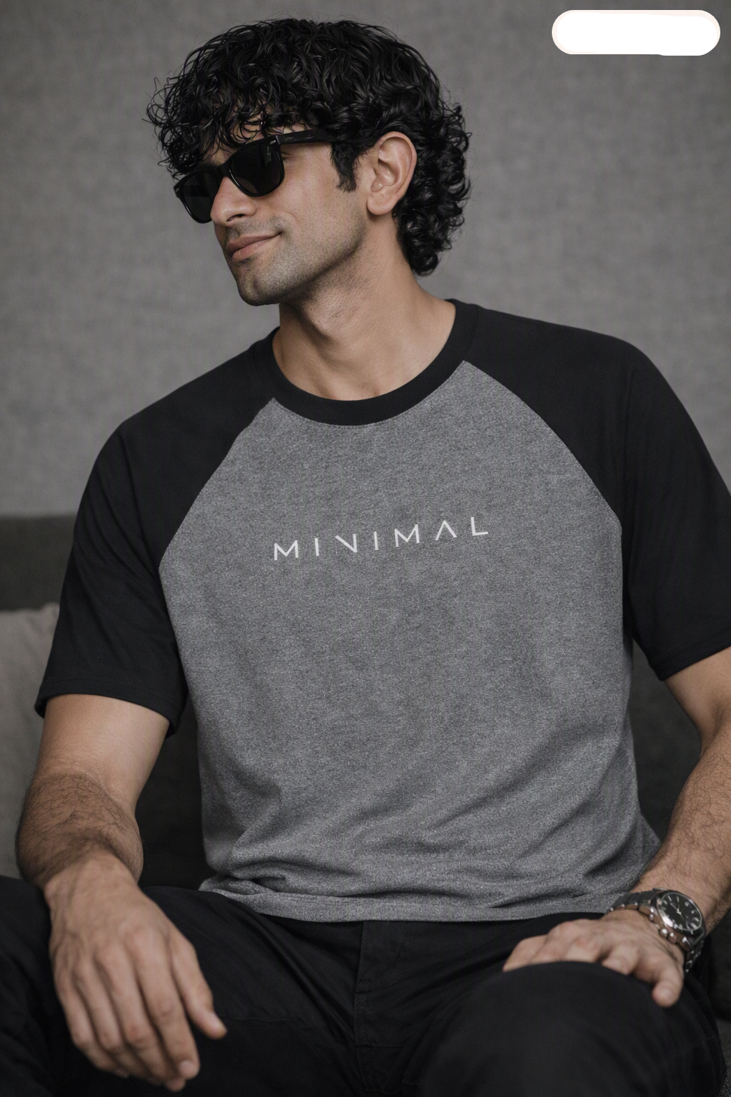 Minimal Unisex Oversized Raglan