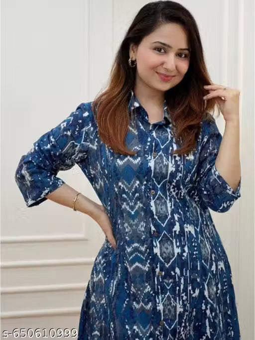 Floral Printed Multicolor Kurta Set For Women | Stylish Ethnic Wear For Daily & Office Use