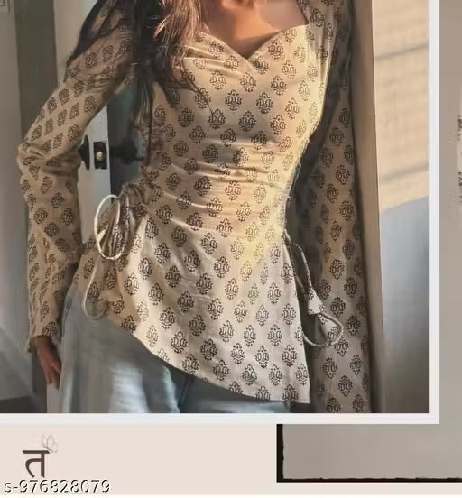 DOUBLE SIDE KNOT SPECIAL DESIGNED KURTI