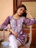 Women's Printed Short Kurta | Short Kurta | Printed Short Kurta | Women's Fashionable cotton Printed Short Kurtis | Stylish Trendy Women Printed Pure Cotton Short Kurta