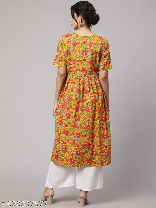 Sak Jaipur Printed Kurta for WomenS