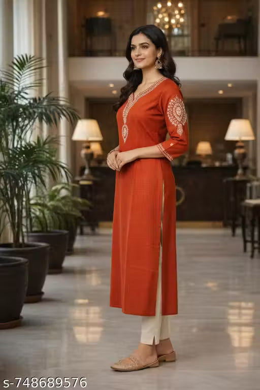 SENSATIONAL EMBROIDERED KURTI