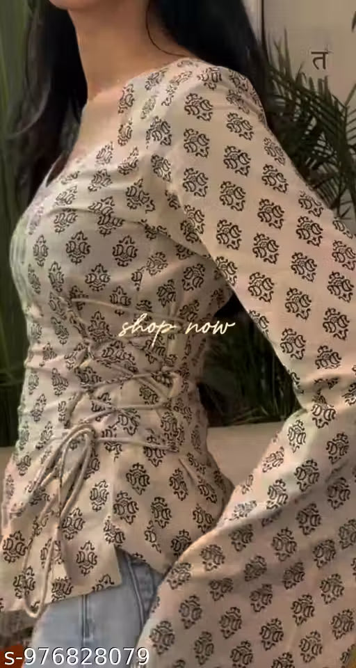 DOUBLE SIDE KNOT SPECIAL DESIGNED KURTI