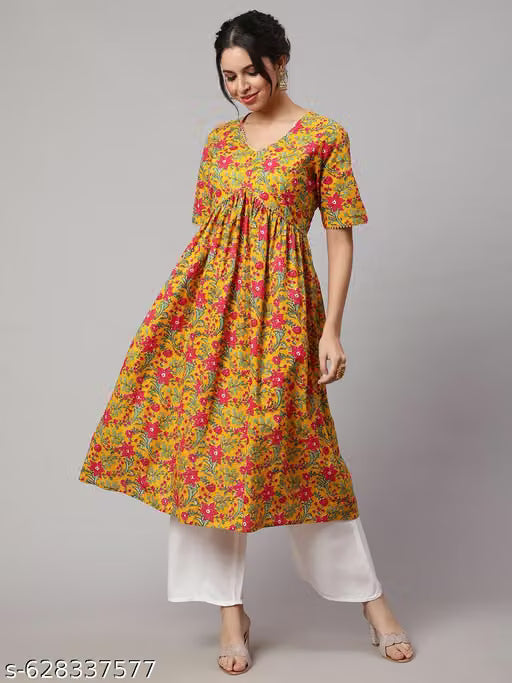 Sak Jaipur Printed Kurta for WomenS