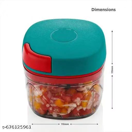 Stysol Chopper Combo Pack 700ML + 650ML Combo of Standard Handy Pro Dori Chopper (700 ml) and Compact Push Chopper (650 ml) chopper combo set | chopper combo offers