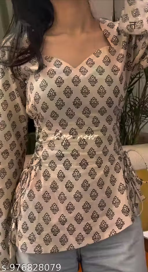 DOUBLE SIDE KNOT SPECIAL DESIGNED KURTI