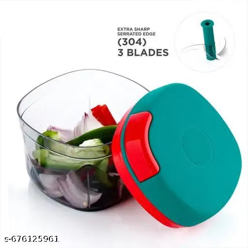 Stysol Chopper Combo Pack 700ML + 650ML Combo of Standard Handy Pro Dori Chopper (700 ml) and Compact Push Chopper (650 ml) chopper combo set | chopper combo offers