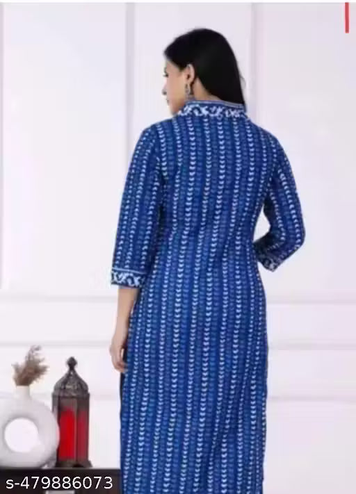 NEW EMBORDE INDIGO SINGLE KURTI/New Pink kurti/White Pink Single Kurti /Kurti under 300/Stylish Kurti/New Kurti/Kurti for Women/Kurti For Ladies/v neck kurti/ v neck kurti set /kurti for women