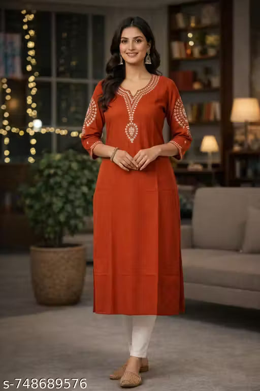 SENSATIONAL EMBROIDERED KURTI