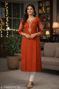 SENSATIONAL EMBROIDERED KURTI