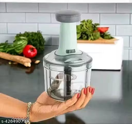 800ML Manually Handy Chopper Mixer Cut For Vegetable, Onion, Salad, Tomato Crush Chopper